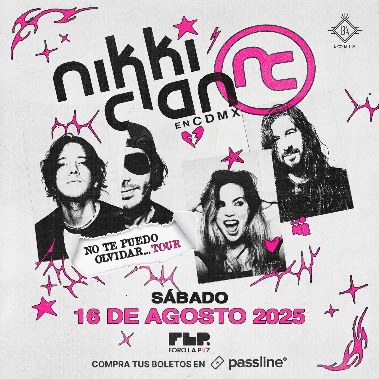 Nikki Clan regresa a la CDMX con su “No te puedo olvidar… Tour” Nikki Clan regresa a la CDMX con su “No te puedo olvidar… Tour”